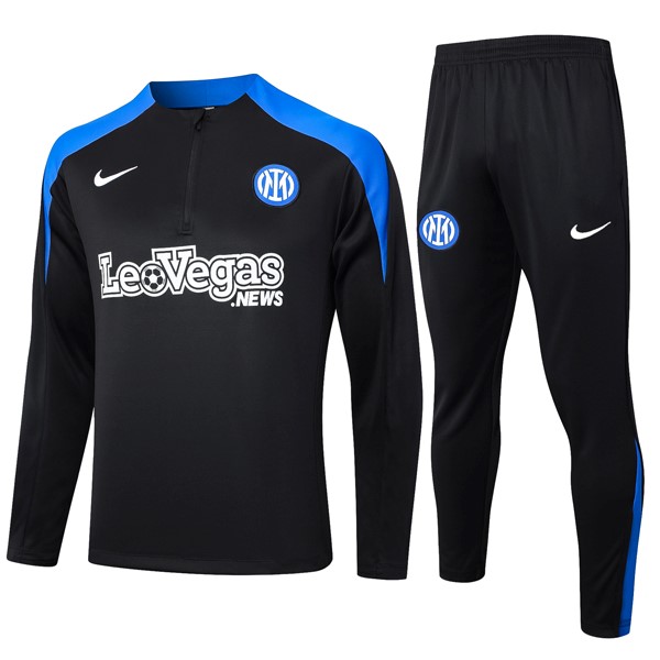 Sudadera De Training Inter Milan 2024-25 Negro Azul 3